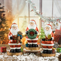 Creative Resin Santa Claus Figurines for Holiday Home Decor