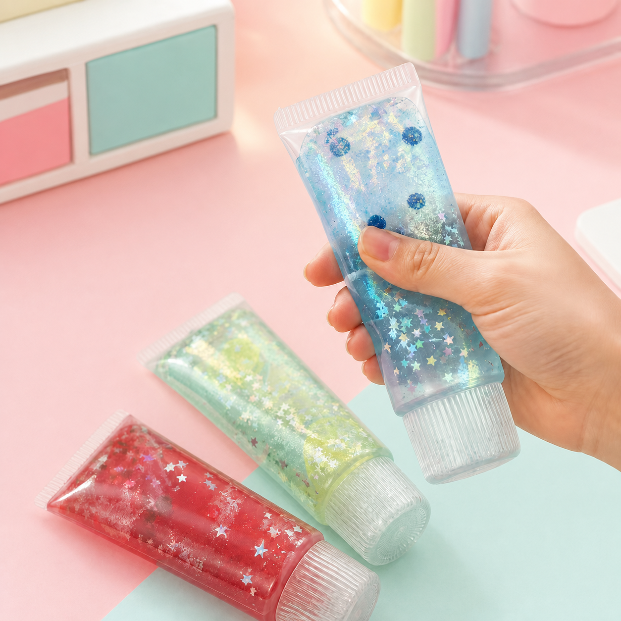 Candy Tube Squishy Toy Stress Relief Sensory Fidget Toy