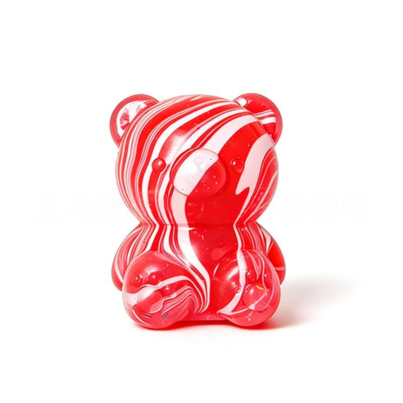 Marble Bear Squishy Slow Rising Stress Relief Toy Soft Gift