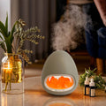 Aromatherapy Diffuser Gray Egg Himalayan Salt Humidifier