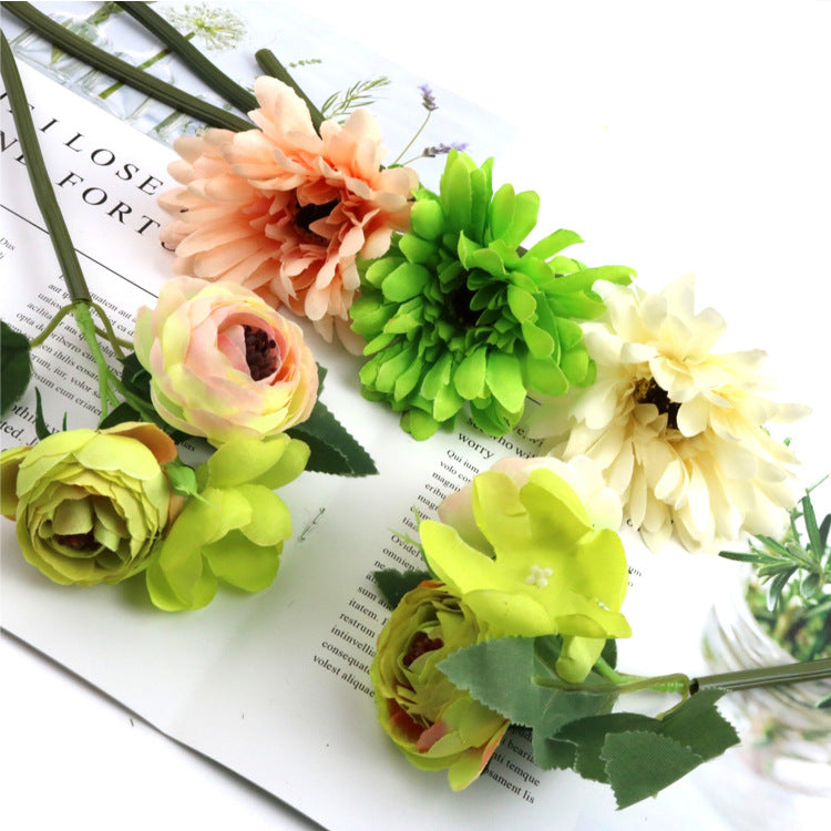 Valentine’s Day Faux Rose Bouquet Multi-Stem Home Decor