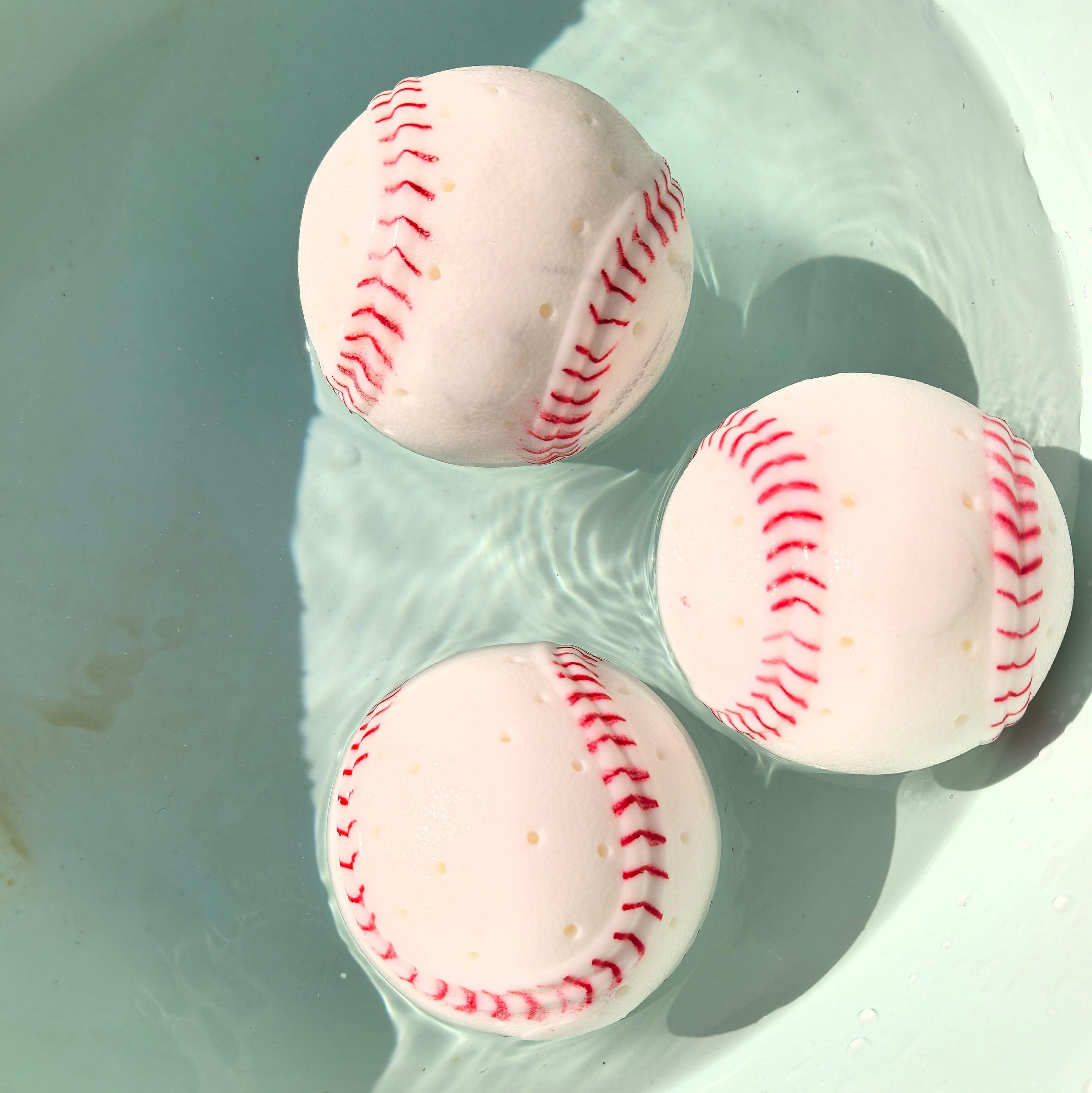 TPR Baseball Water Squishy Toy Spray Stress Relief Ball