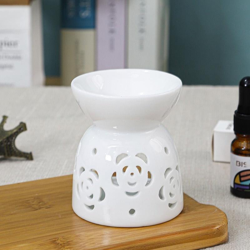 Ceramic Essential Oil Burner Aromatherapy Wax Melt Warmer