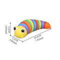 Rainbow Caterpillar Fidget Toy Stretch Sensory Toy