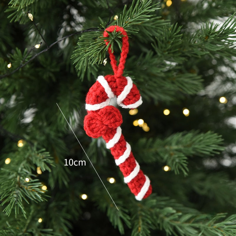 Christmas Crochet Ornament Handmade Holiday Tree Hanging Decor