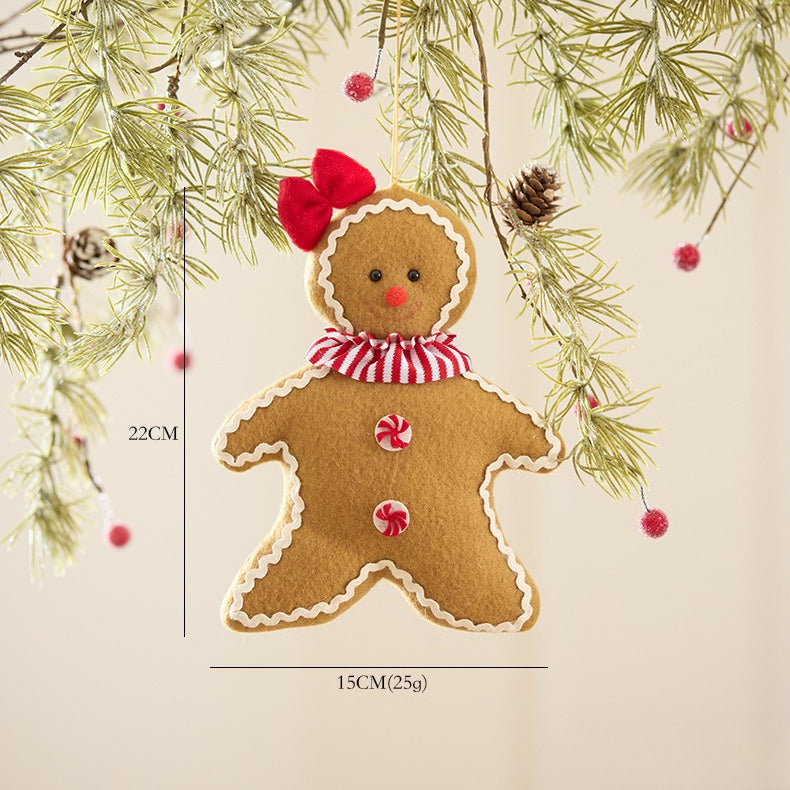 Christmas Plush Tree Decor Hanging Ornament and Tabletop Decoration