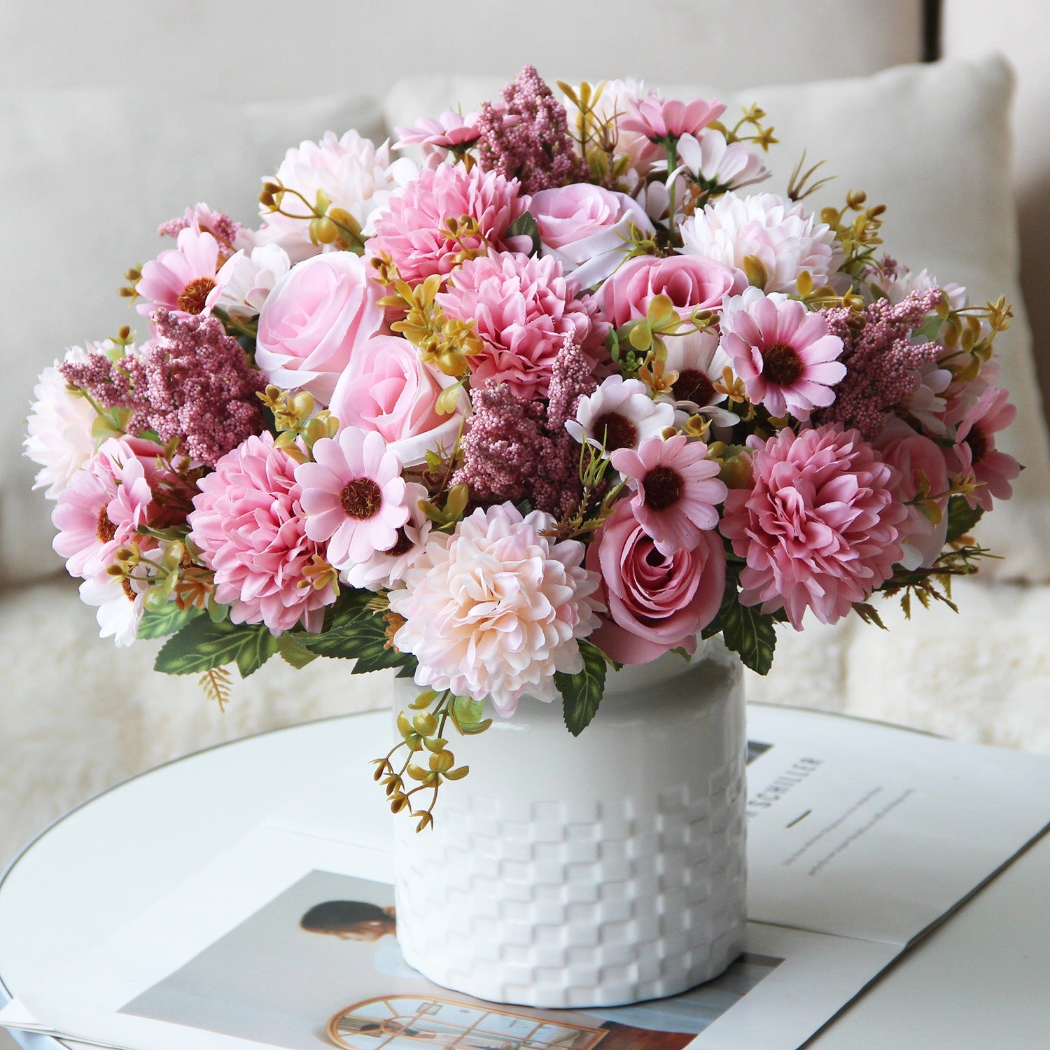 Valentine’s Day Persian Rose Artificial Floral Bouquet Decor