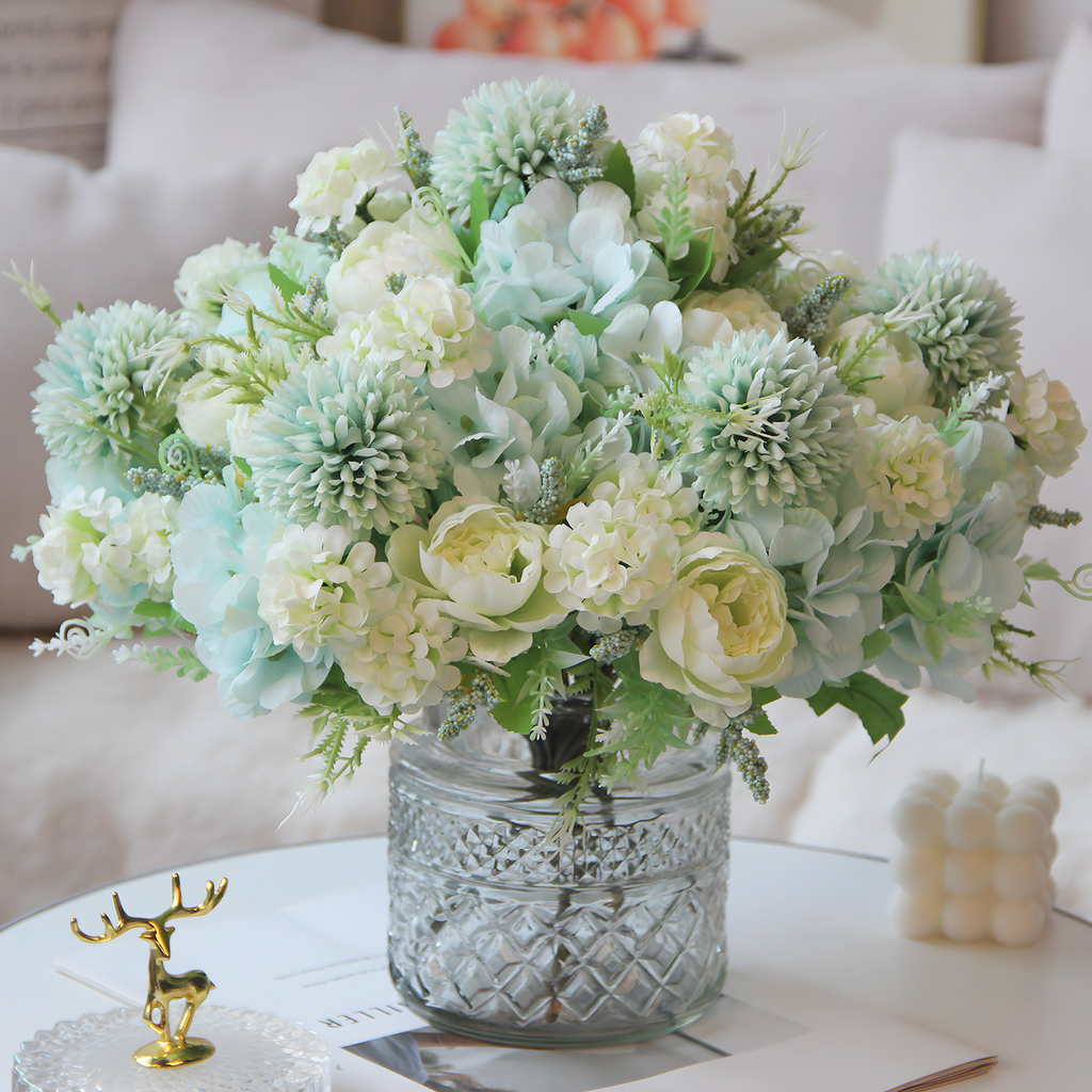 Valentine Florals Artificial Peony Bouquet Home Decoration