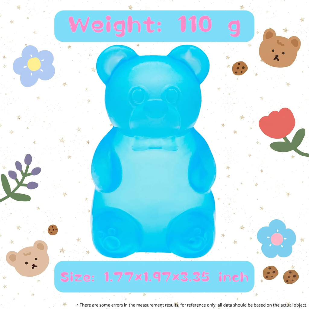Candy Bear Squishy Slow Rising Toy Gift Box Stress Relief