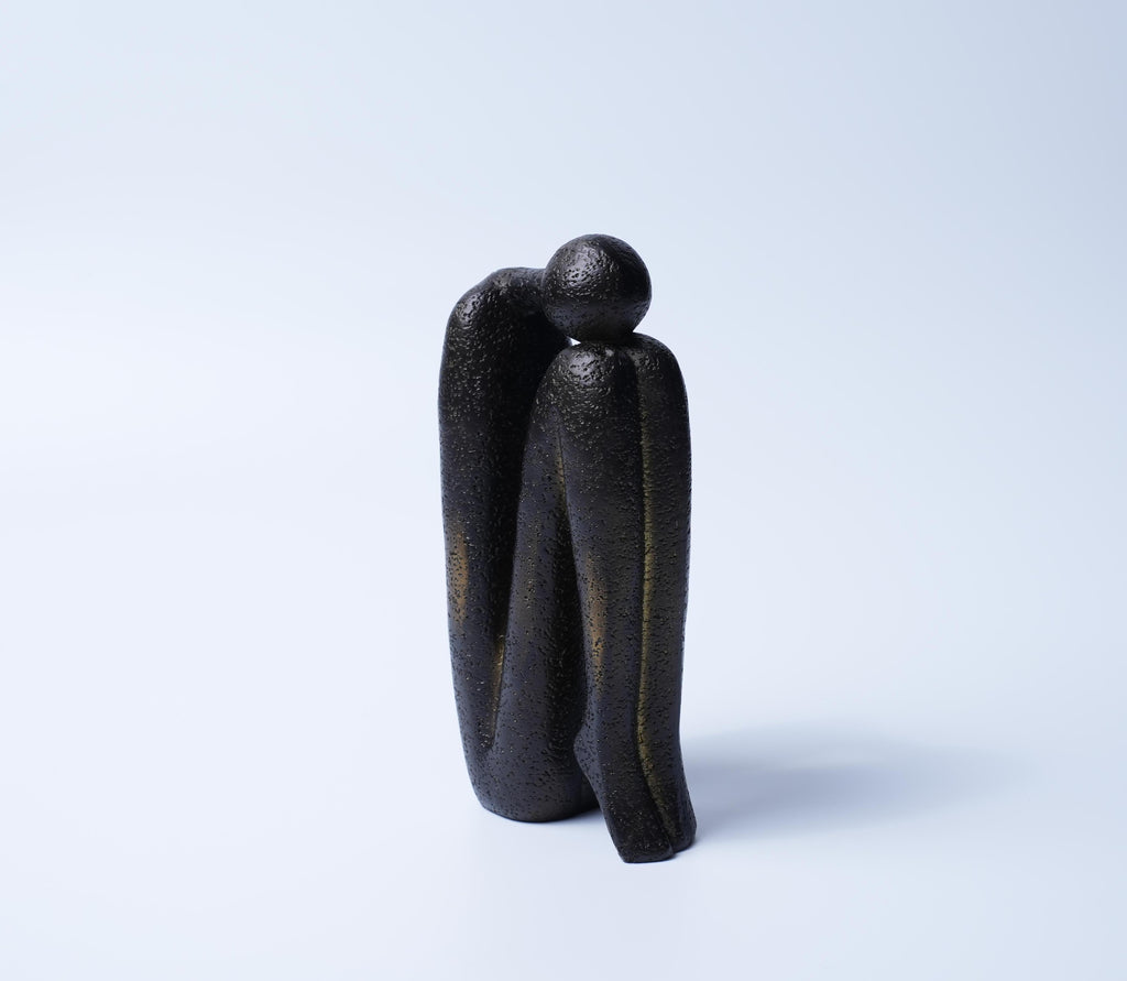 Abstract Thinker Sculpture Modern Home Decor 2-set