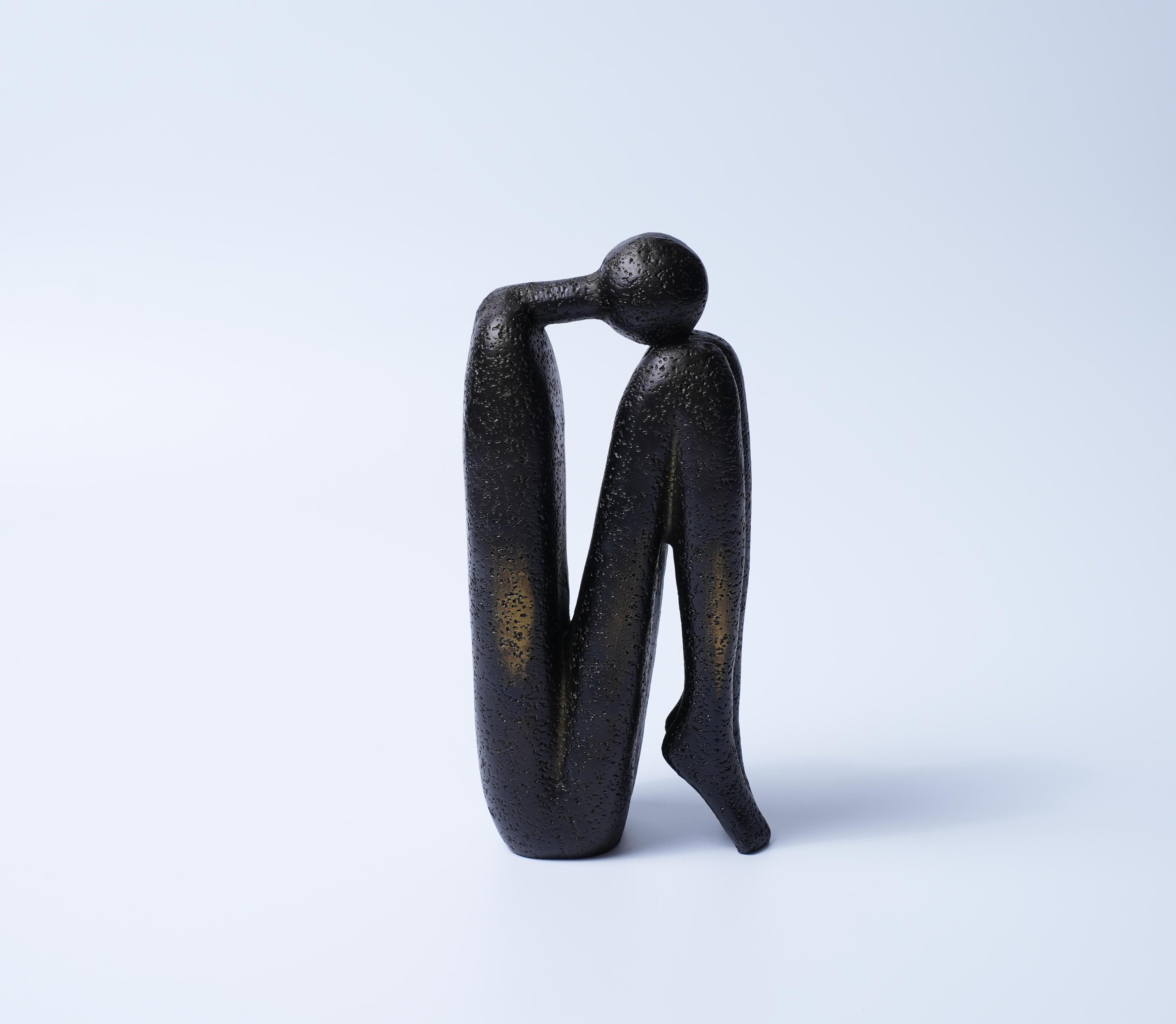Abstract Thinker Sculpture Modern Home Decor 2-set