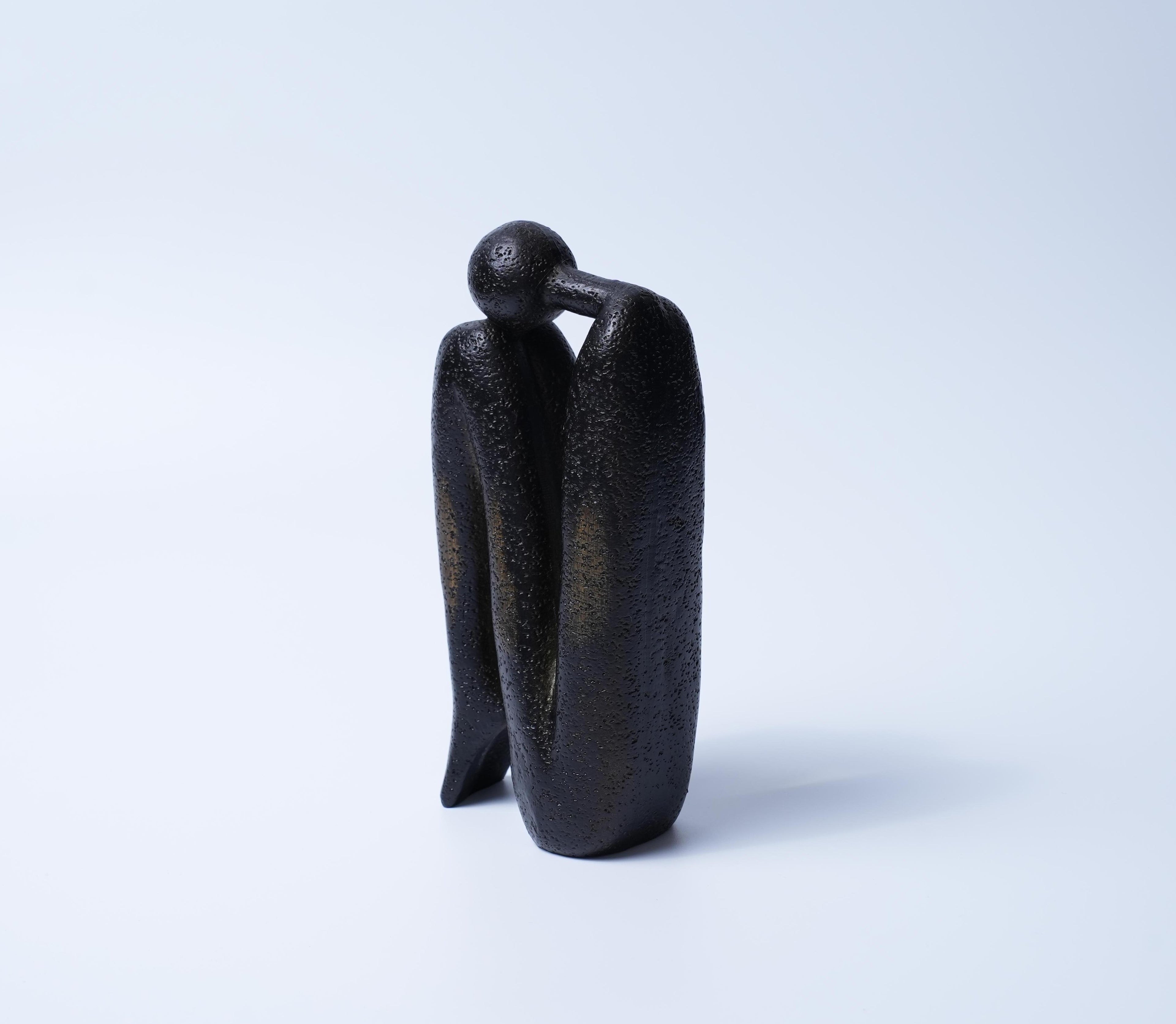 Abstract Thinker Sculpture Modern Home Decor 2-set