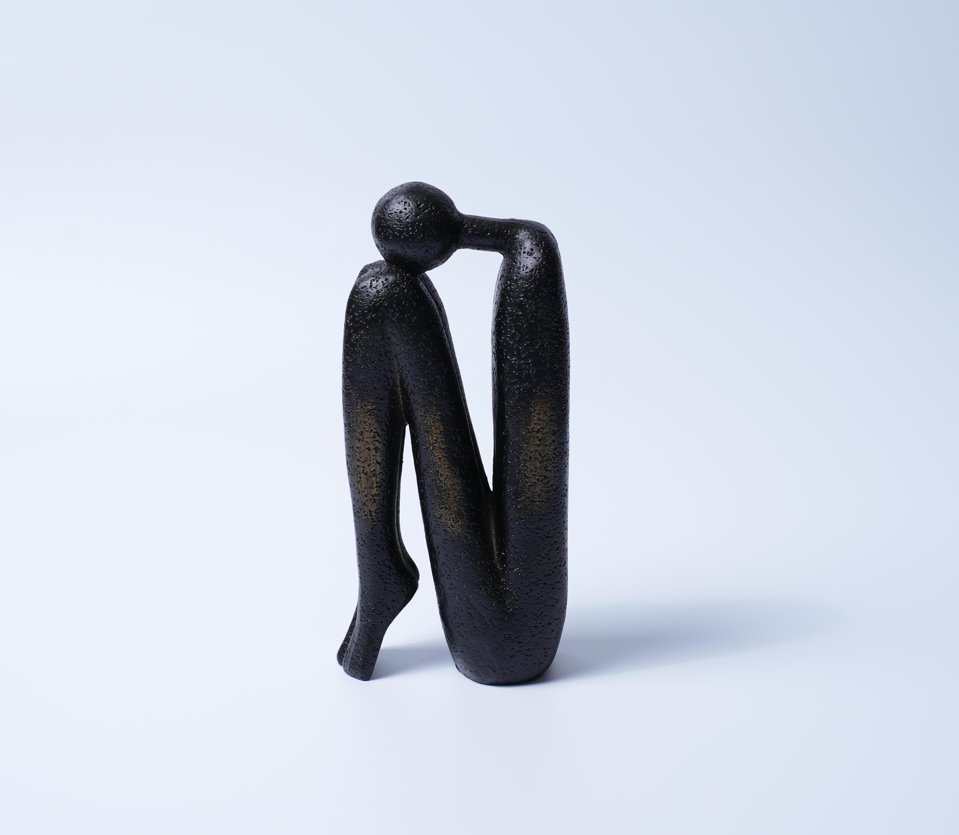 Abstract Thinker Sculpture Modern Home Decor 2-set