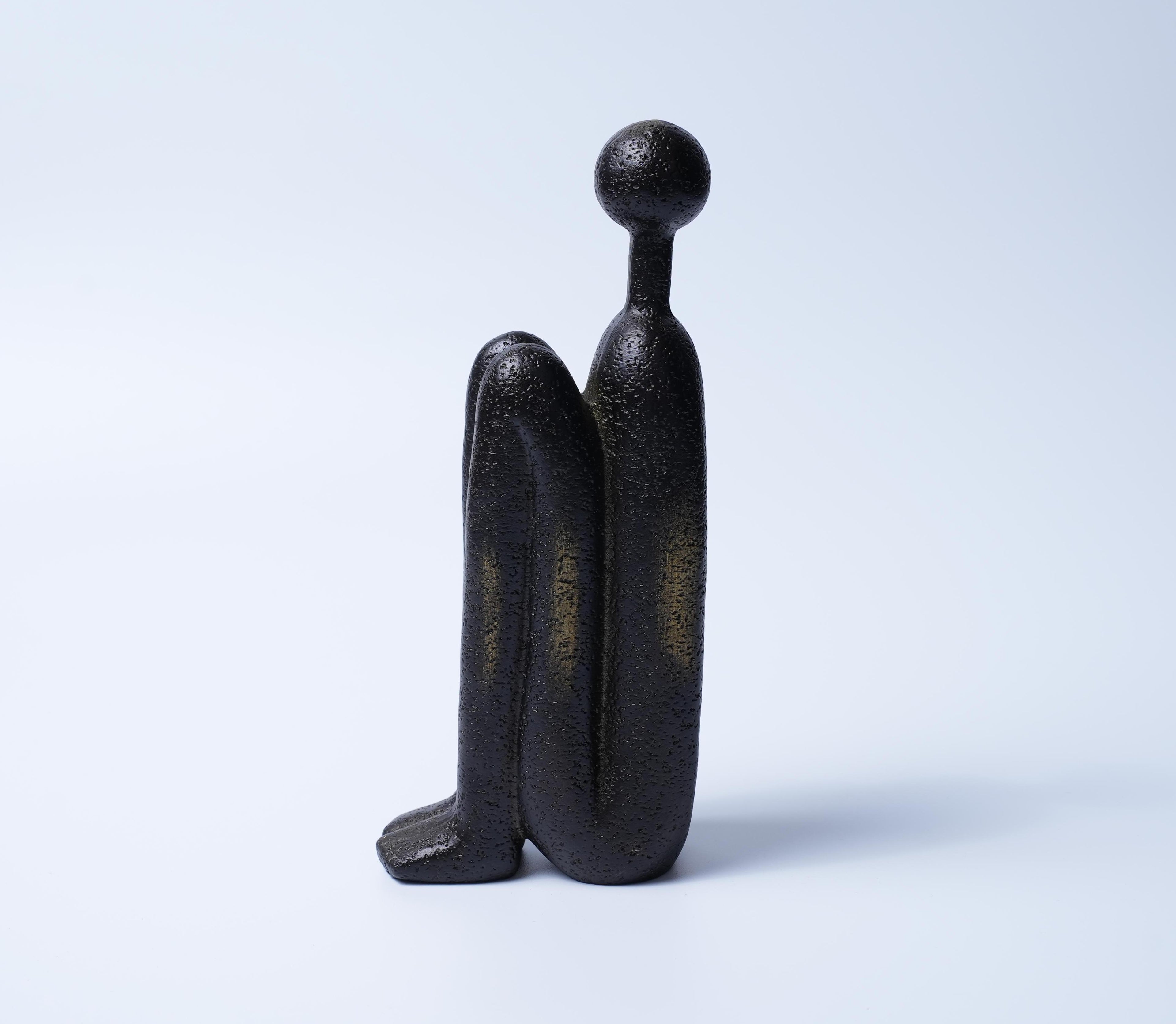 Abstract Thinker Sculpture Modern Home Decor 2-set