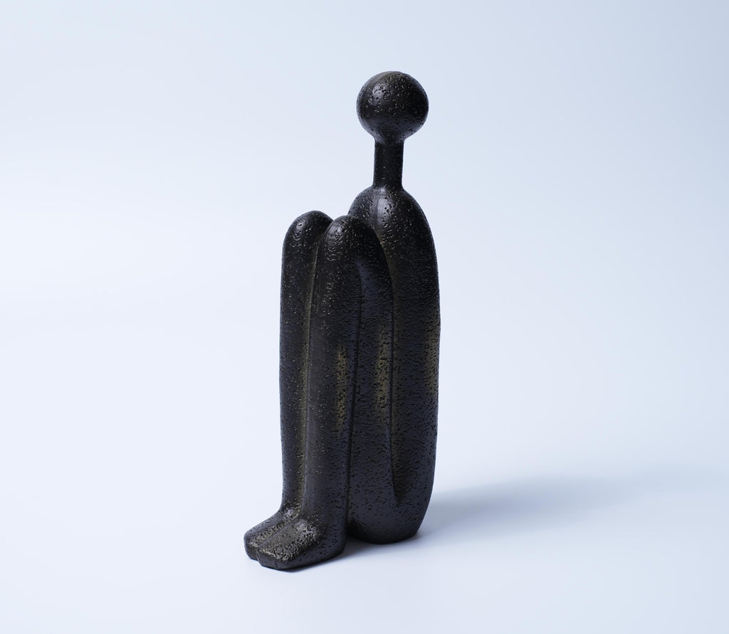 Abstract Thinker Sculpture Modern Home Decor 2-set