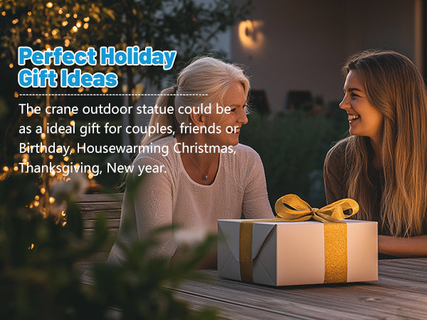 Blue Metal Crane Garden Statues Set of 2 Outdoor Decor 42in