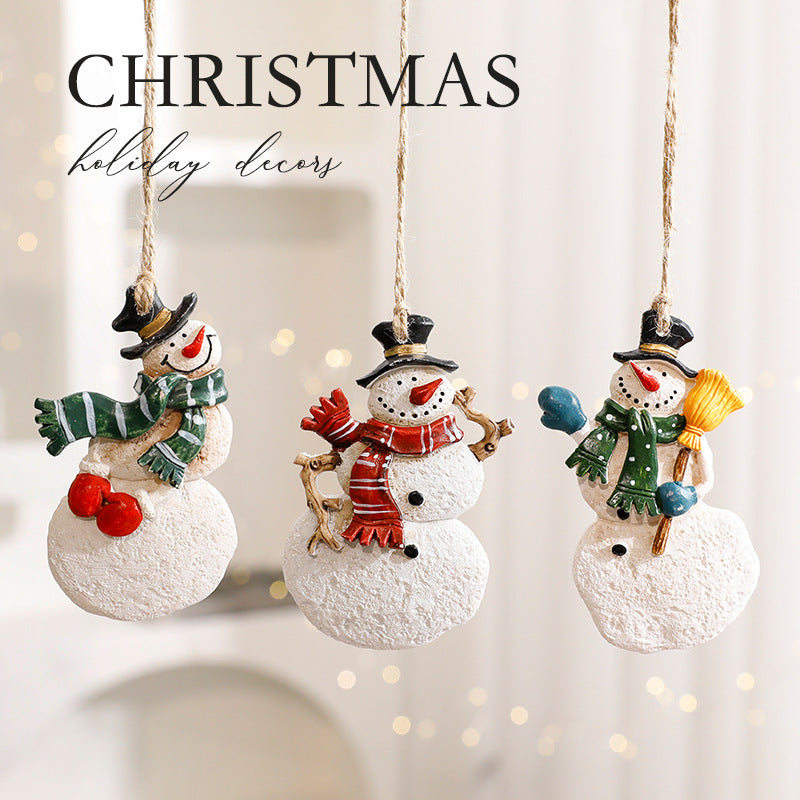 Resin Christmas Hanging Ornament Holiday Tree Decoration