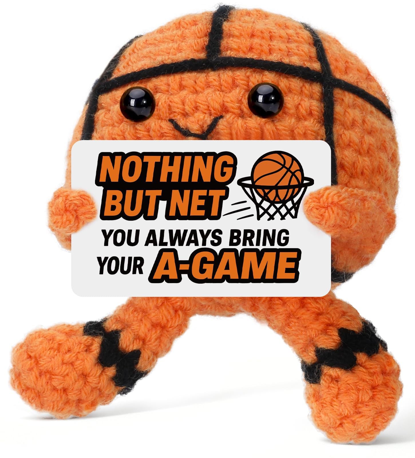 Handmade Crochet Sports Ball Plush Gift Decor