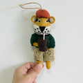 Handmade Felt Animal Keychain Plush Bag Charm Ornament
