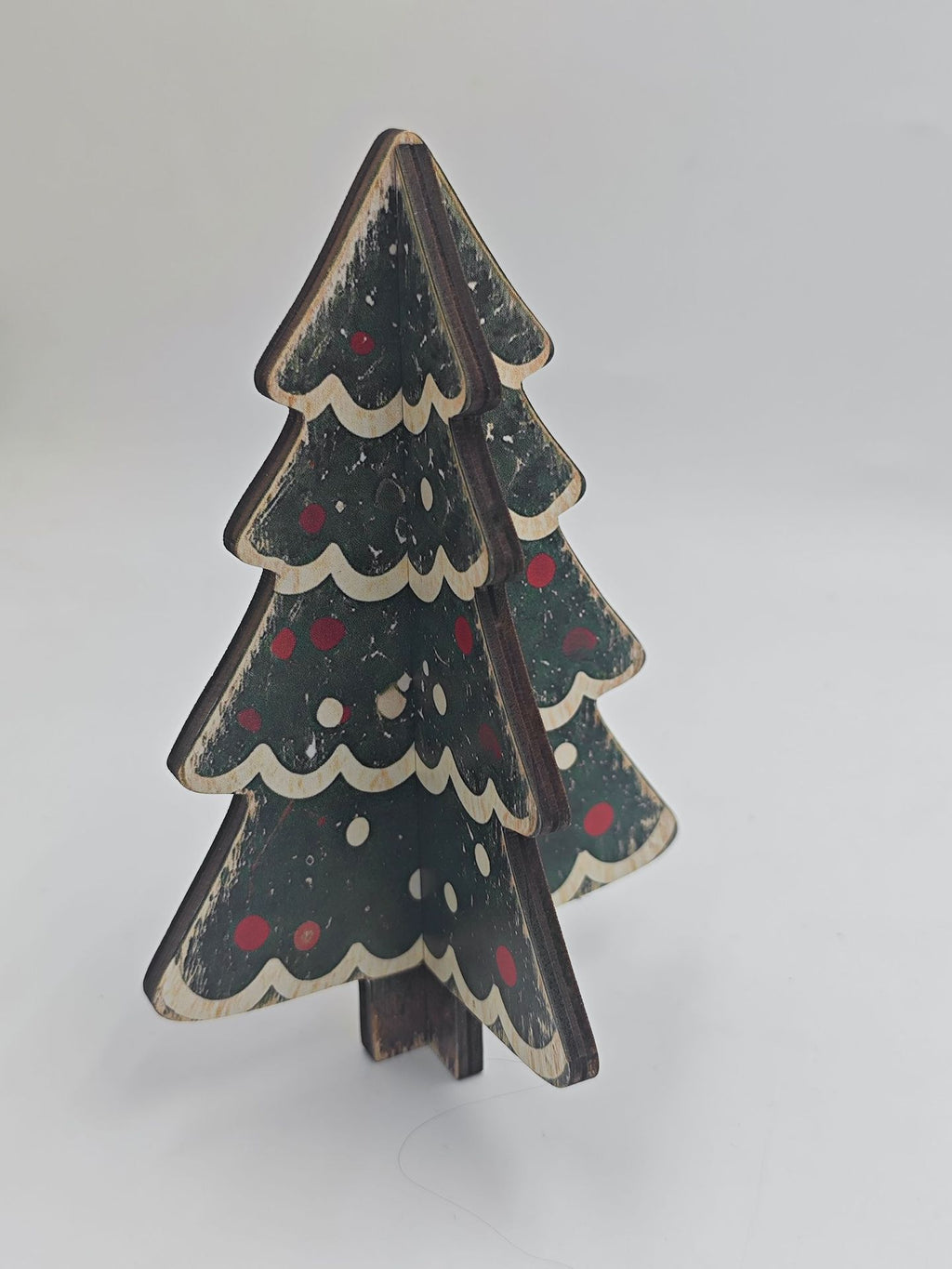 Wooden Christmas Tree Tabletop Holiday Decoration