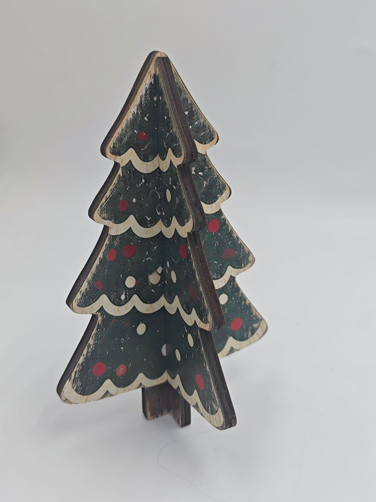 Wooden Christmas Tree Tabletop Holiday Decoration