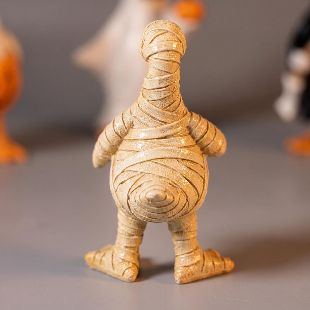 Resin Halloween Duck Figurine Seasonal Tabletop Decor