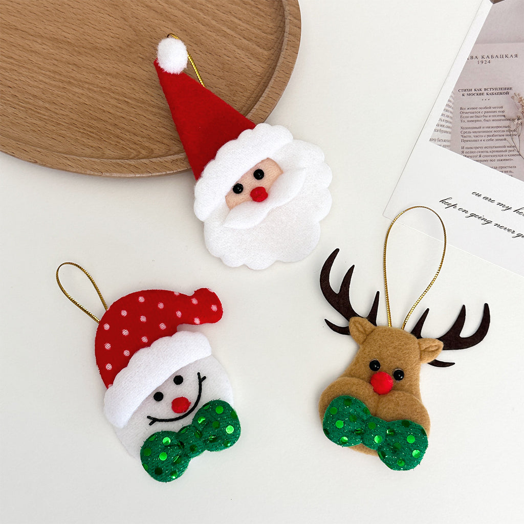 Fabric Christmas Ornaments Holiday Tree Decor