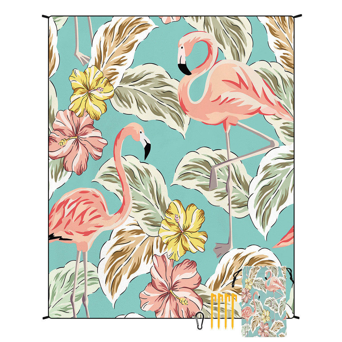 Boho Outdoor Beach Blanket Large Picnic Camping Mat