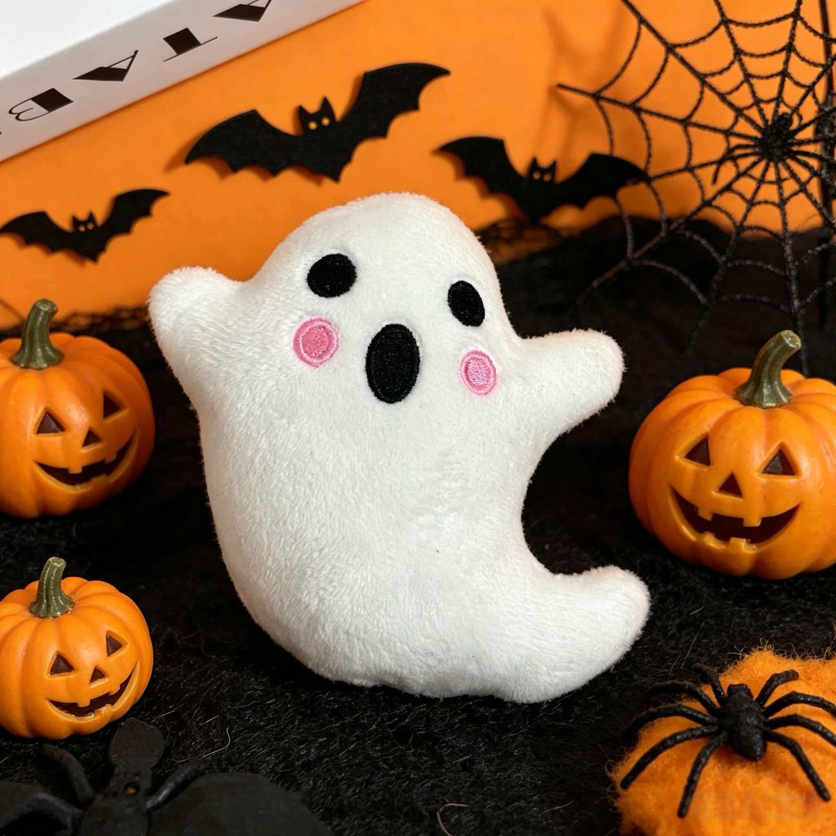 Halloween Plush Ghost Decoration Seasonal Tabletop Decor