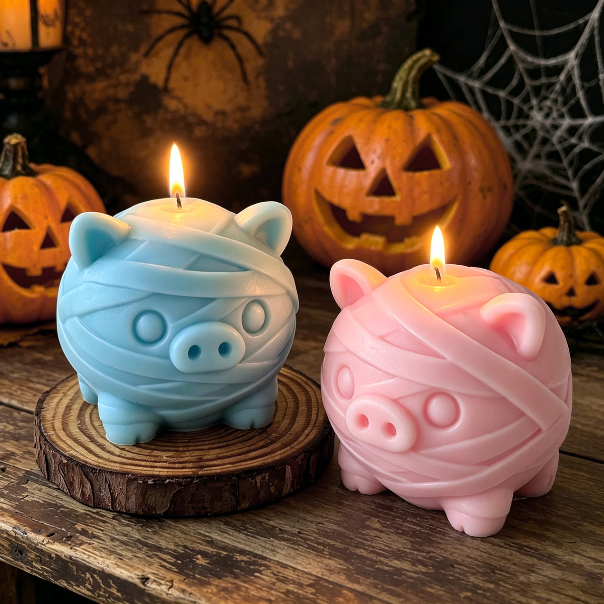 Halloween Ghost Cute Animal Candle Seasonal Home Decor Gift
