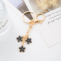 Valentine’s Day Crystal Flower Keychain Bag Charm Gift