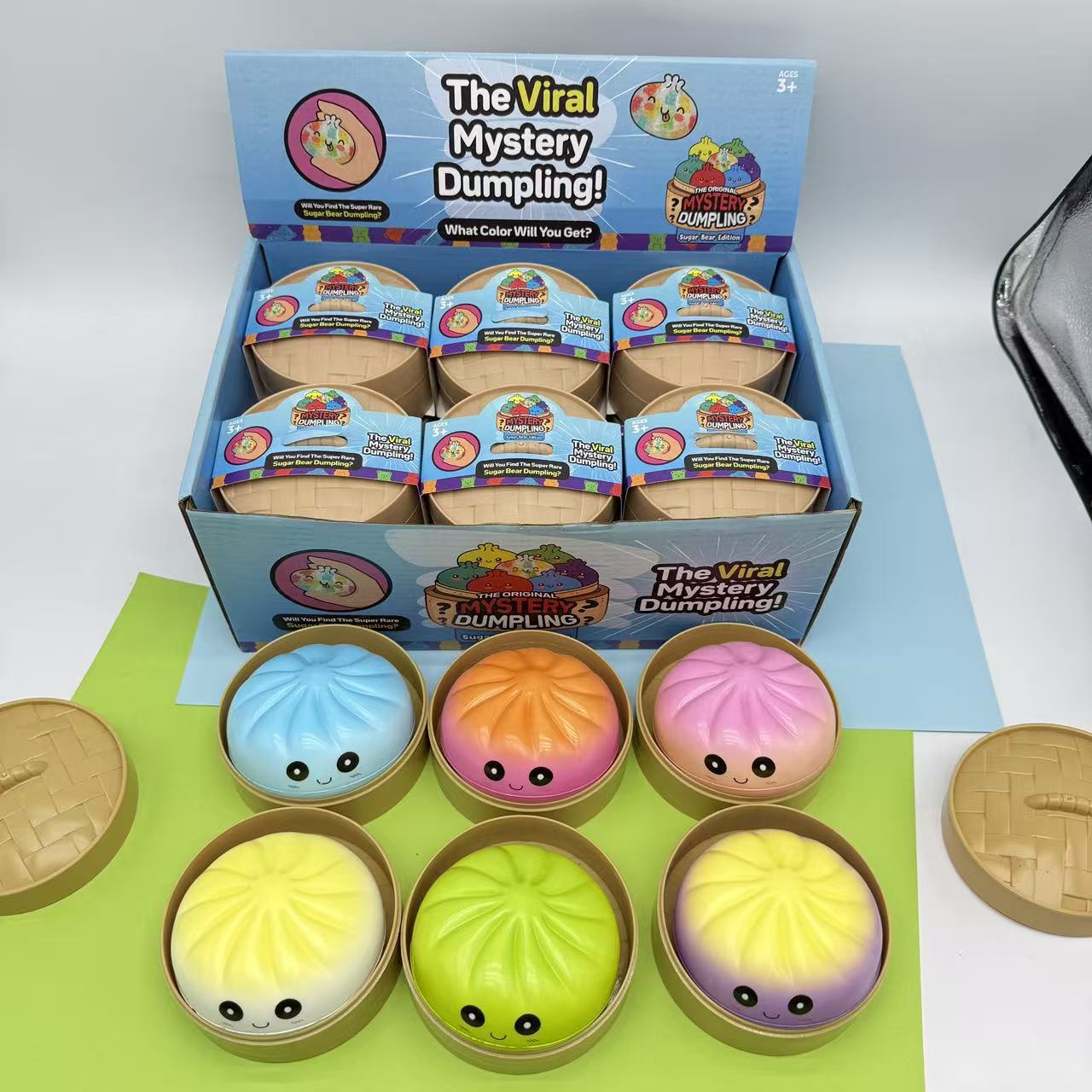 Colorful Dumpling Squishy Slow Rising Gift Box Toy