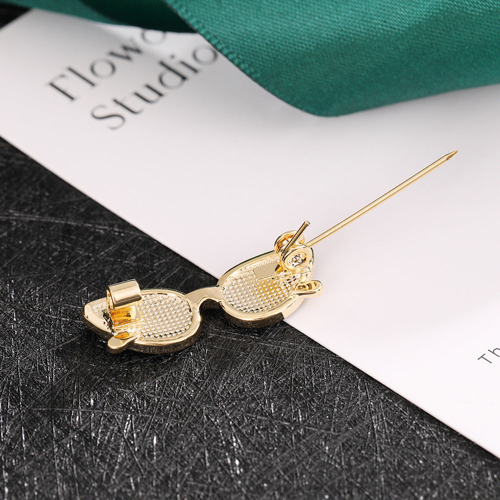 Christmas Alloy Brooch Set Festive Holiday Pin Accessories