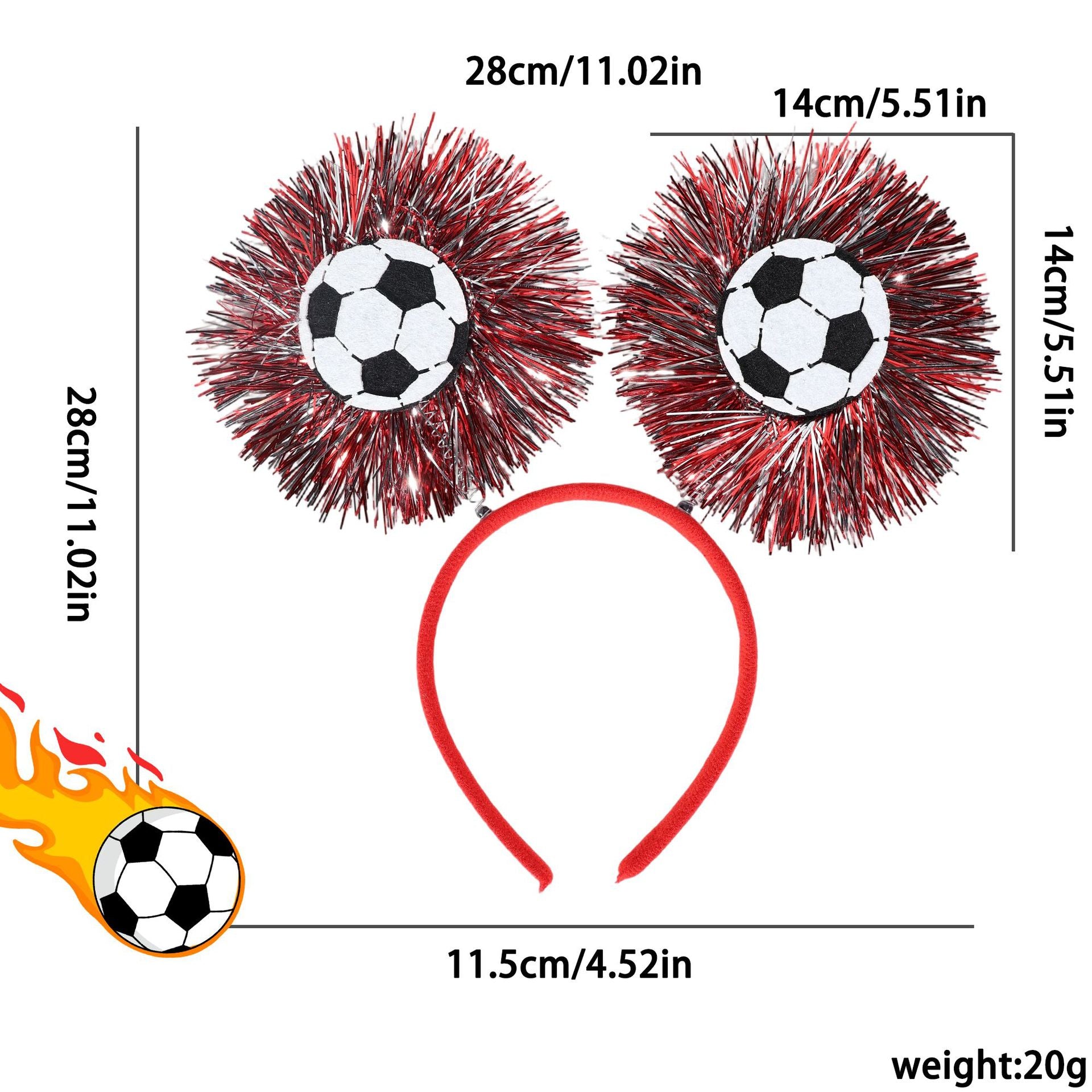 World Cup Football Headband Soccer Fan Party Accessory