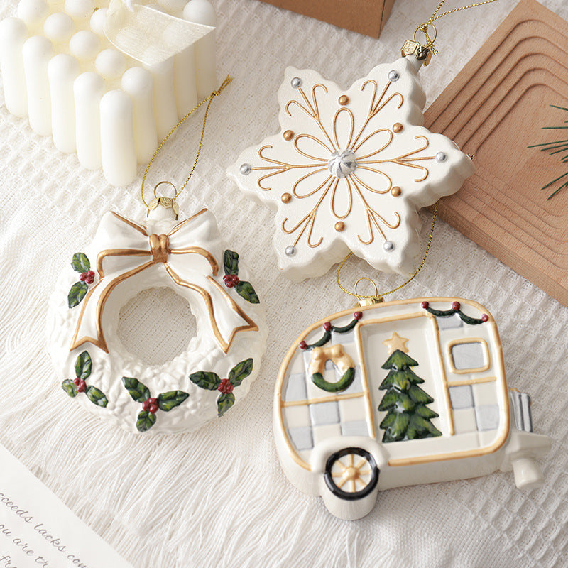 PVC Christmas Ornament Holiday Tree Hanging Decoration