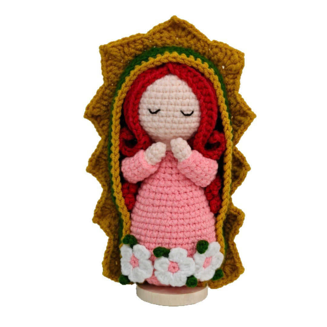 Handmade Crochet Fairy Girl Plush Doll Home Decor Gift