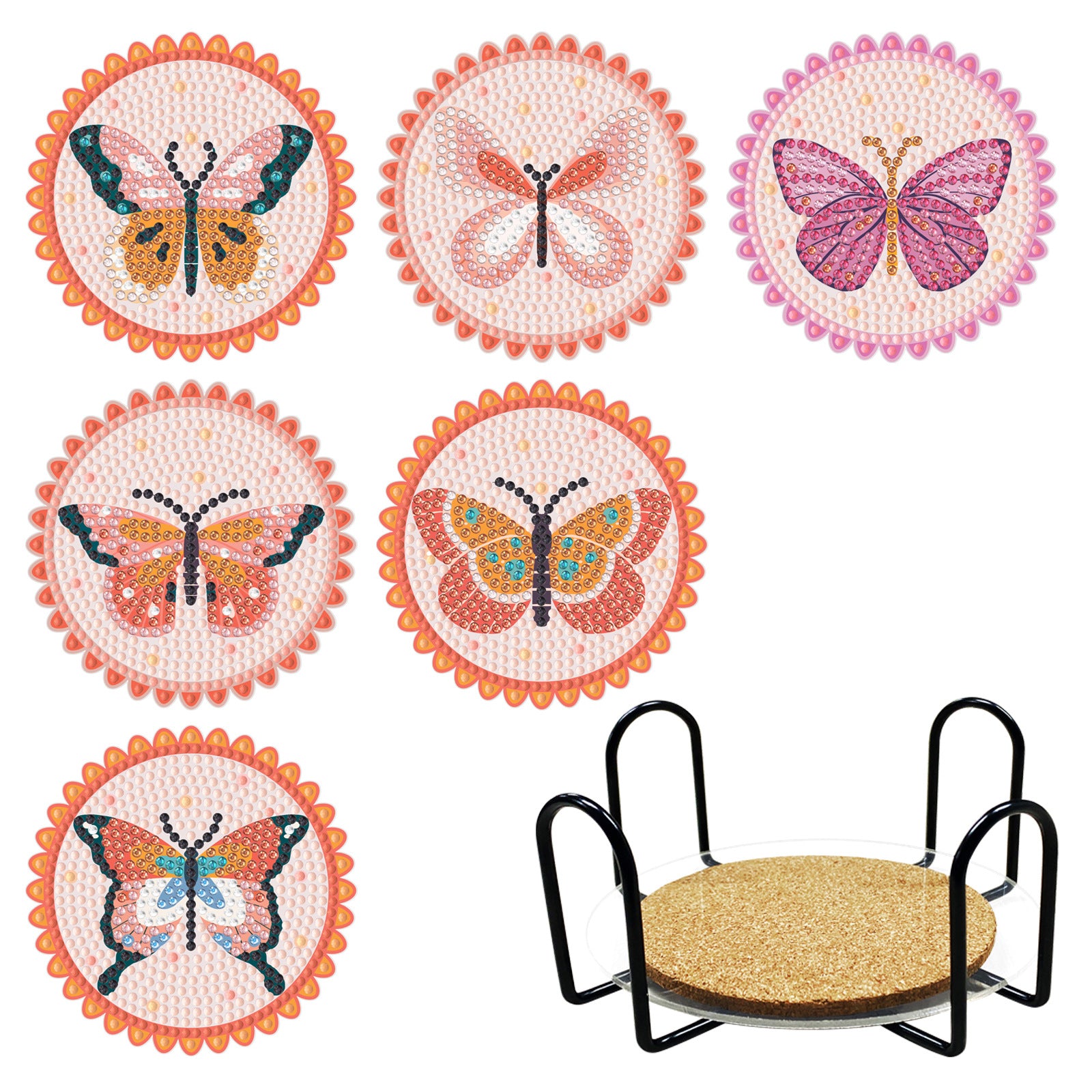 DIY Diamond Painting Coaster Kit Creative Craft Set
