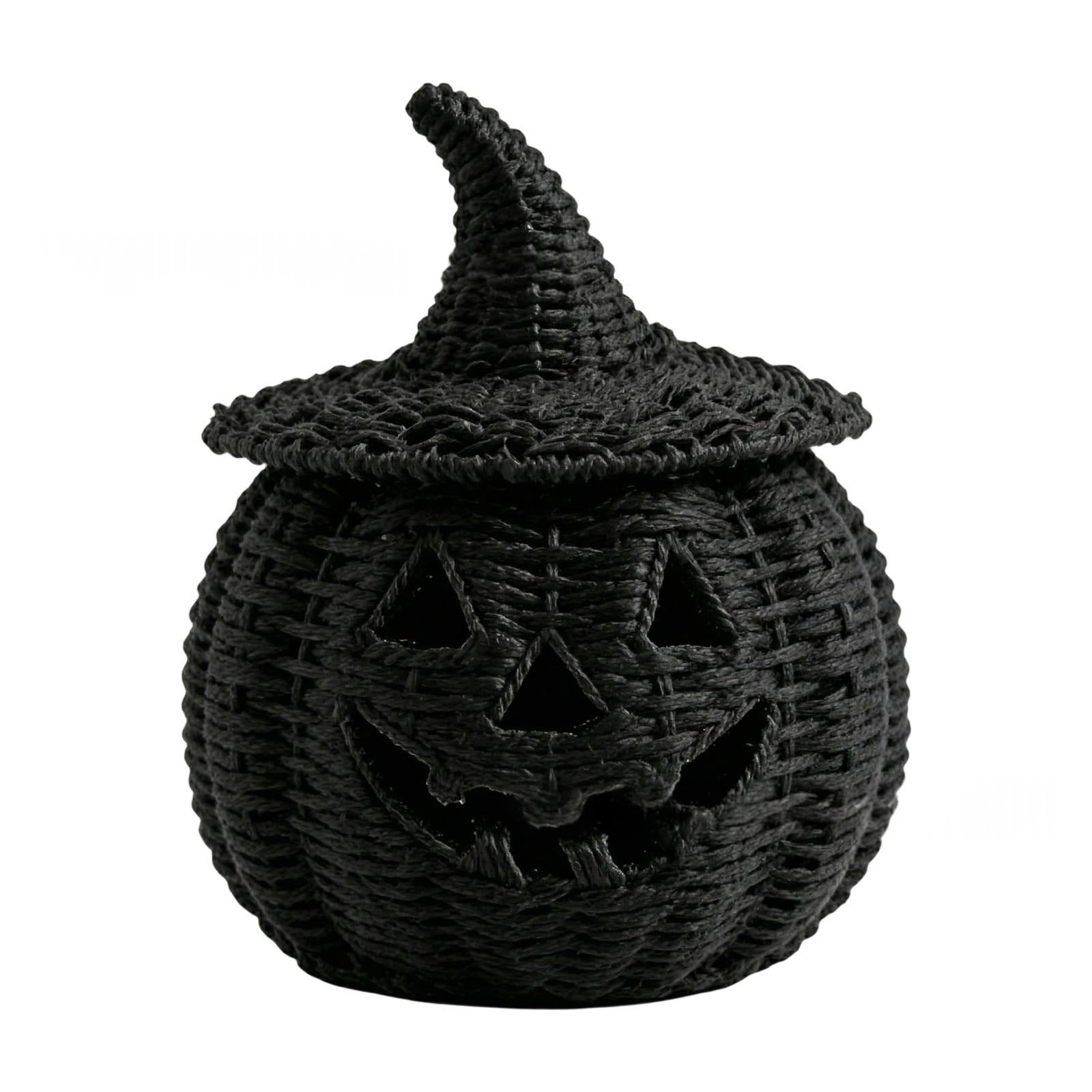 Halloween Resin Pumpkin Lantern Tabletop Decor
