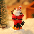 Resin Santa Snowman Christmas Tabletop Figurine Decor