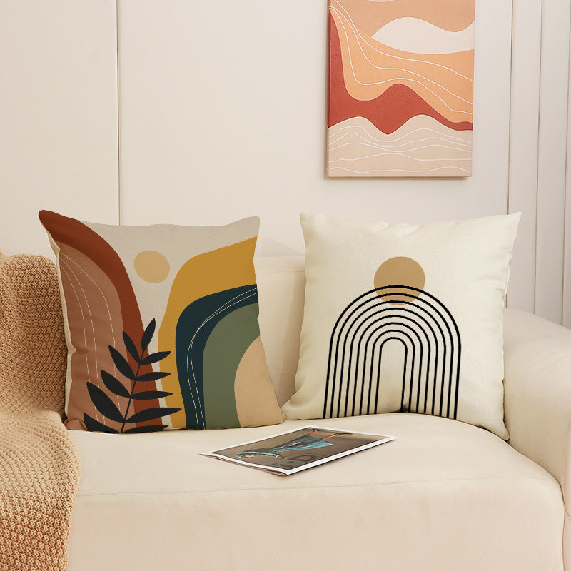 Boho Abstract Pillow Covers Modern Geometric Home Decor