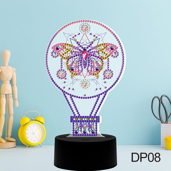 DIY Diamond Painting LED Night Light USB Desk Decor Kit
