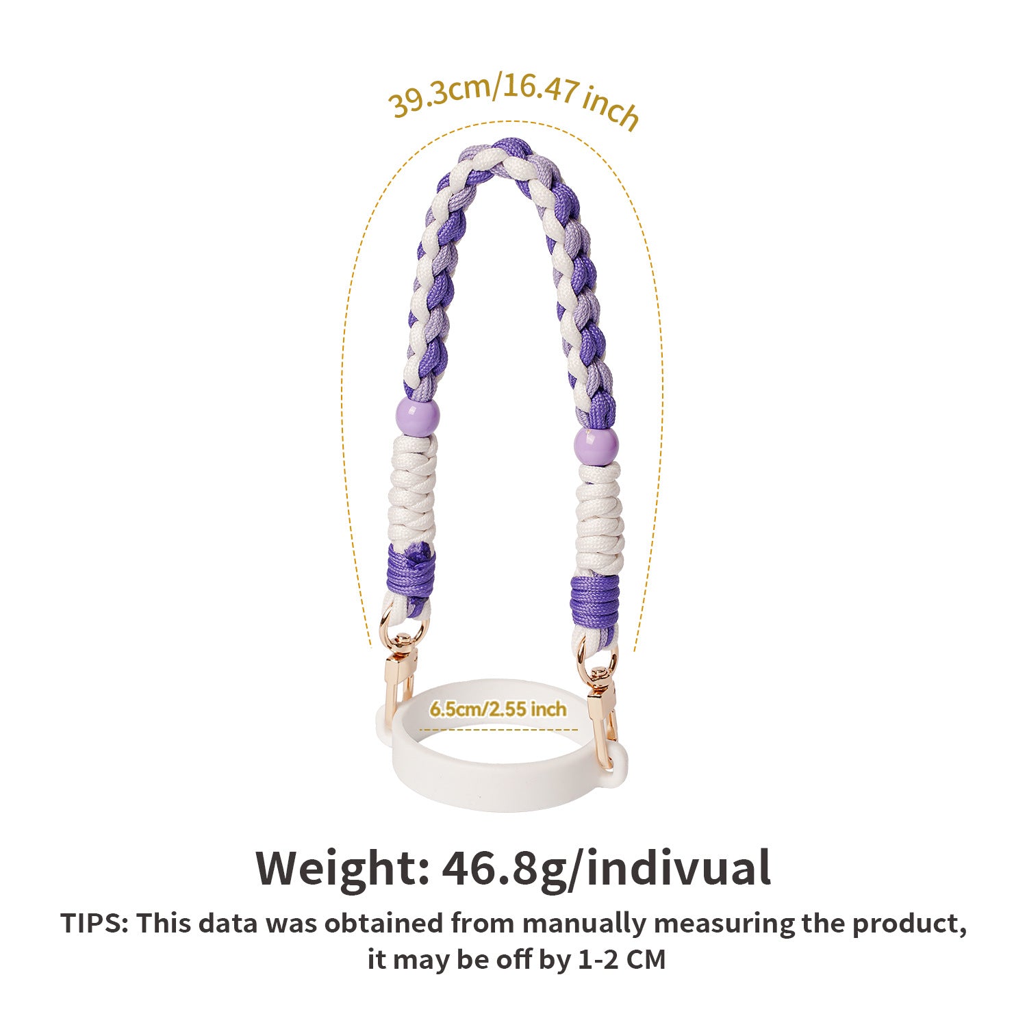 Handmade Stanley Cup Handle Strap Colorful Carry Rope