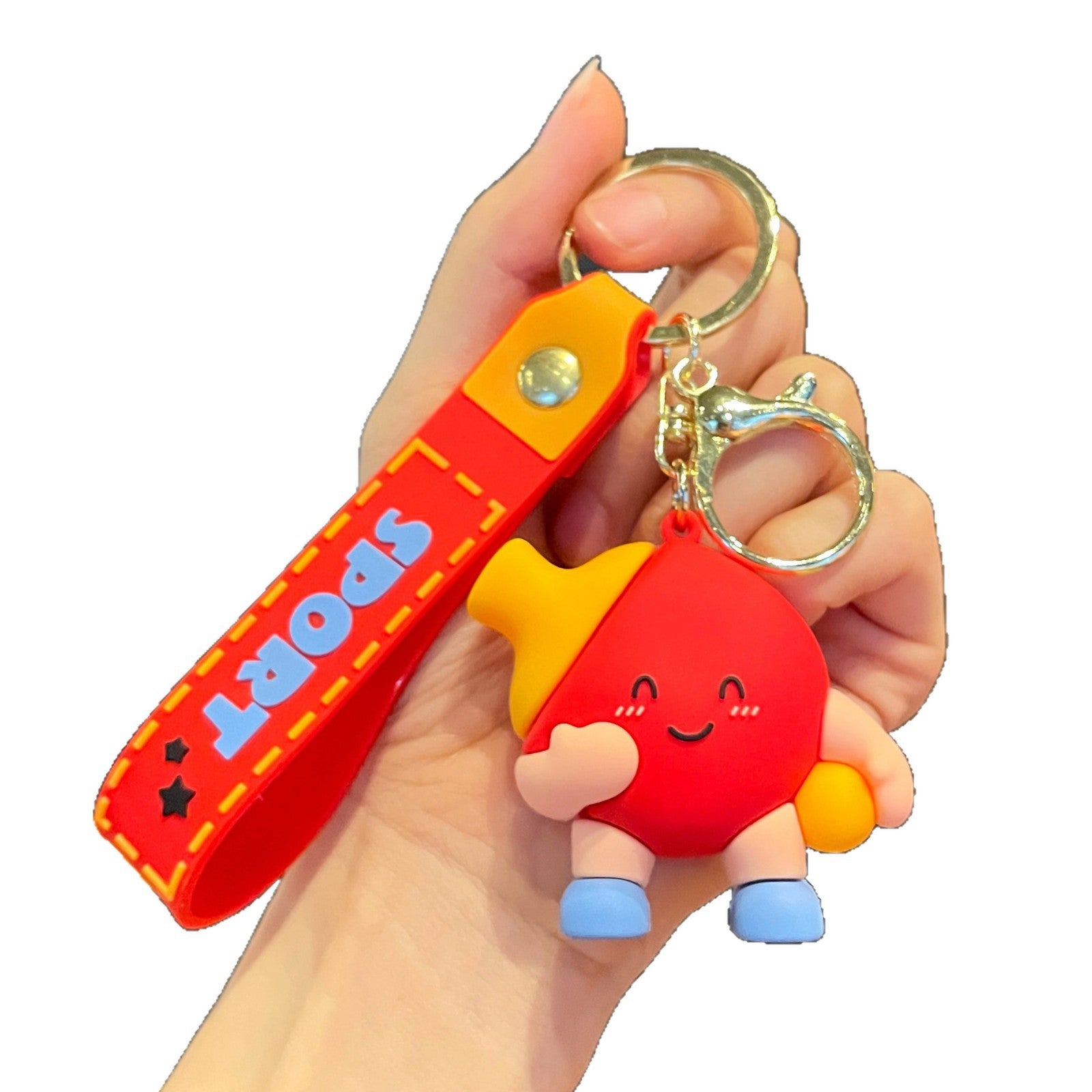 Sports Keychain Football Basketball Bag Charm Pendant