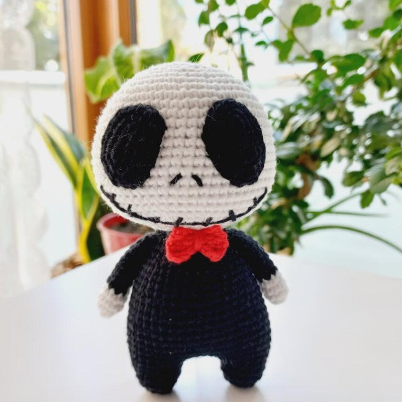 Handmade Crochet Halloween Plush Character Decor