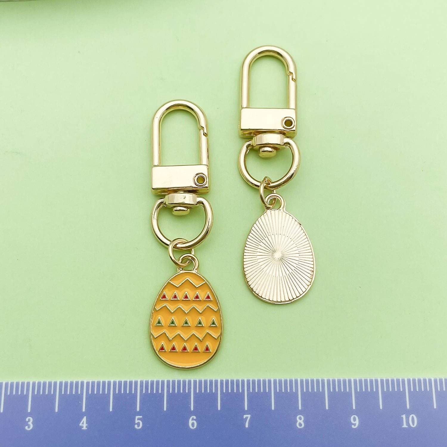 Easter Egg Alloy Keychain Bag Charm Cute Gift
