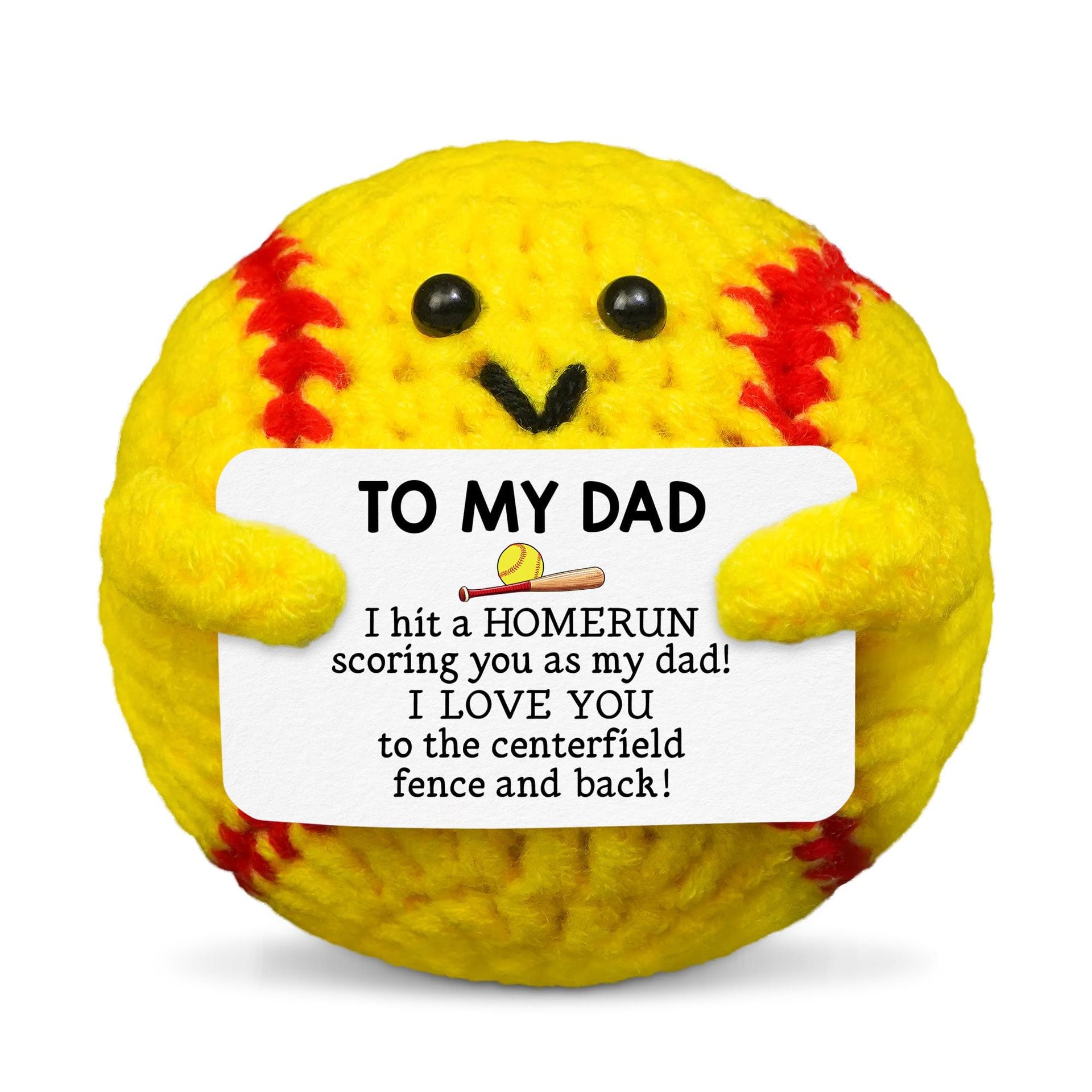Handmade Crochet Sports Plush Emotional Gift Toy