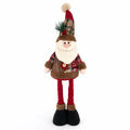 Christmas Extendable Leg Plush Doll Holiday Decoration