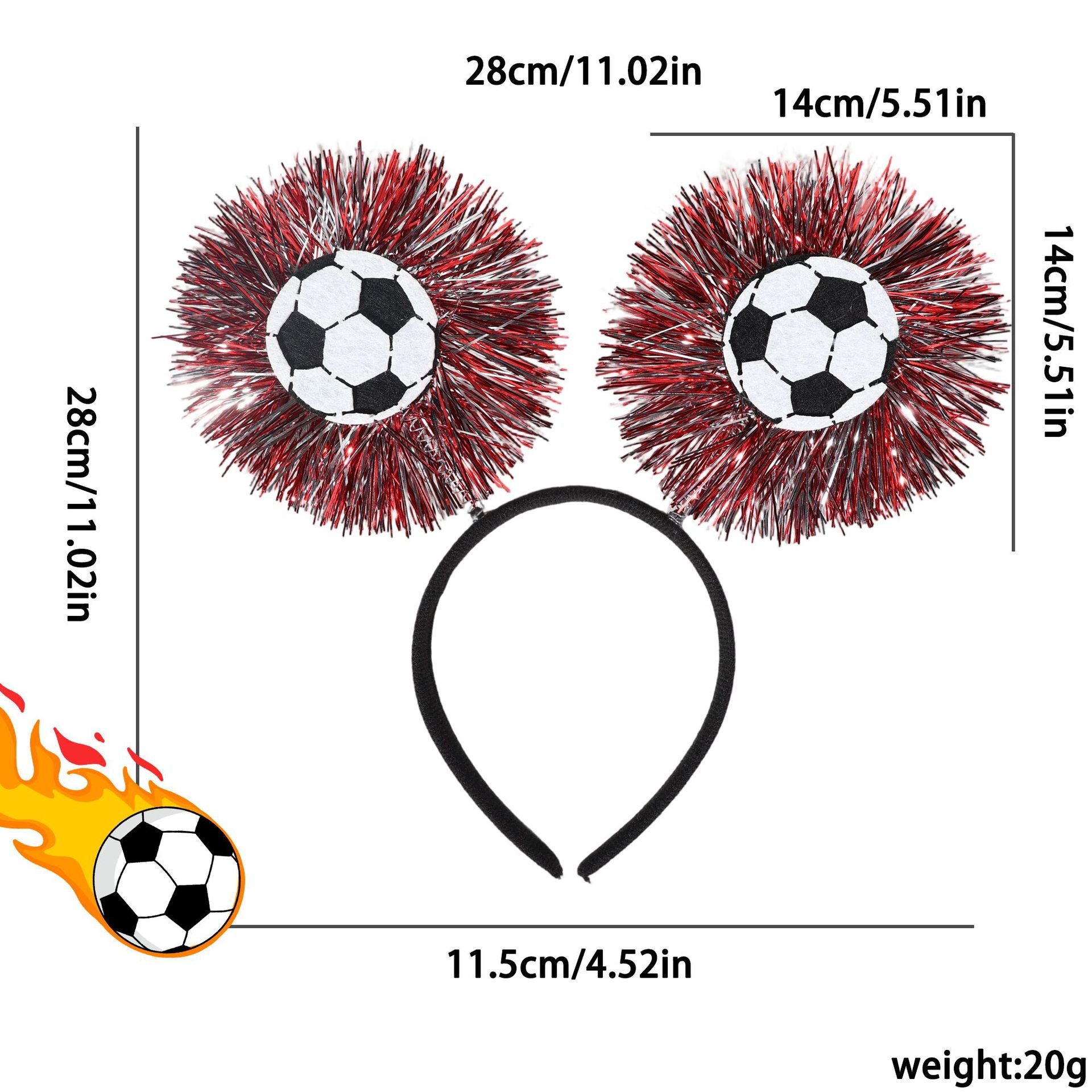 World Cup Football Headband Soccer Fan Party Accessory