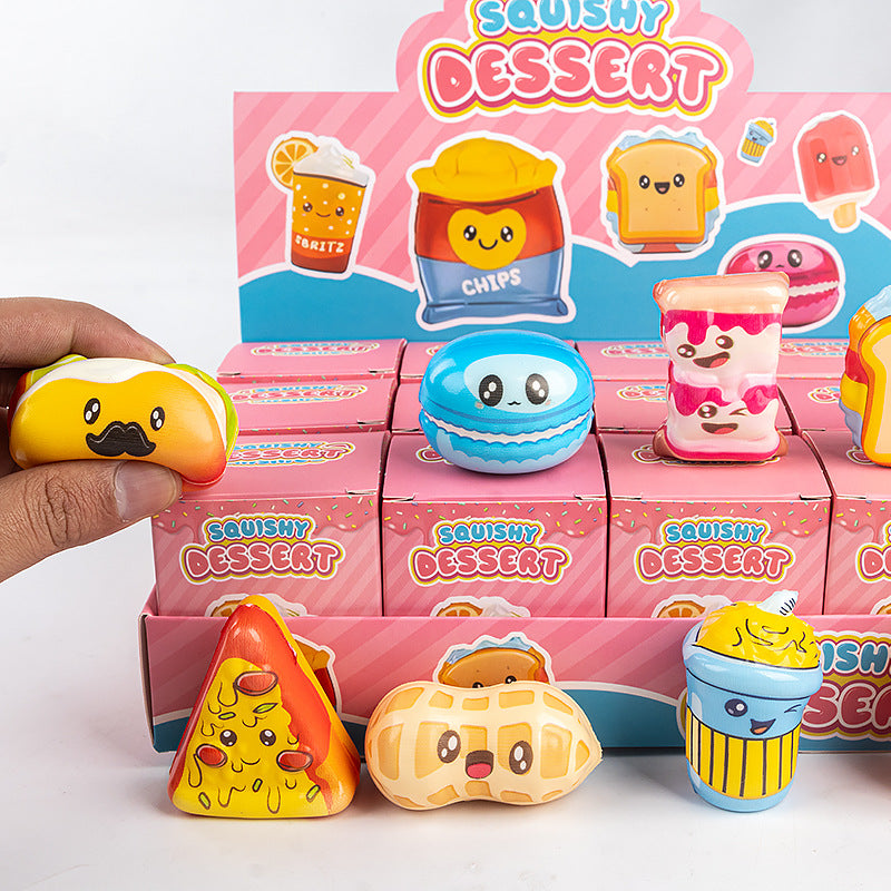 Fast Food Squishy Slow Rising Stress Relief Toy Set
