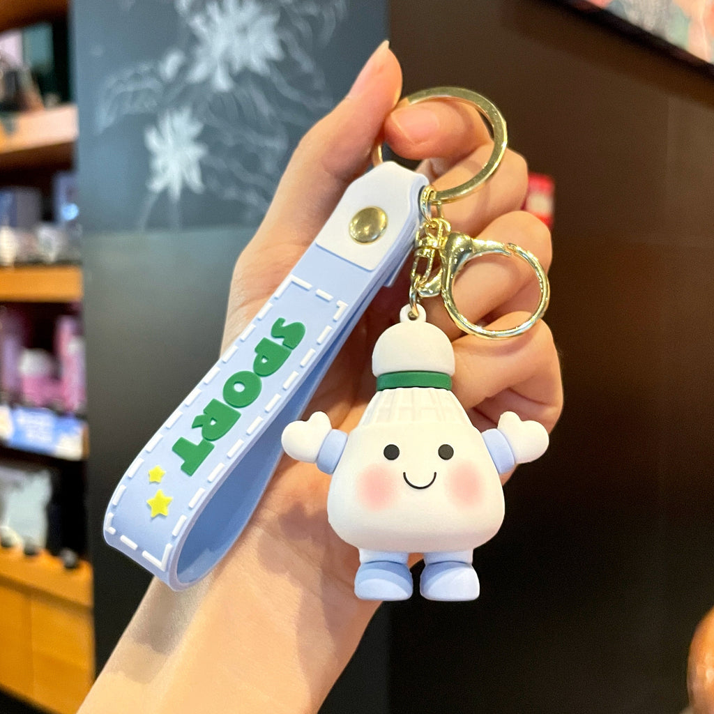 Sports Keychain Football Basketball Bag Charm Pendant